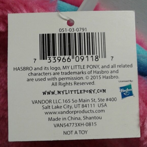 My Little Pony Christmas Stocking Blue Pink Horse Unicorn NEW - Picture 4 of 5